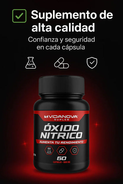 ÓXIDO NÍTRICO Premium - Suplemento 1000 mg