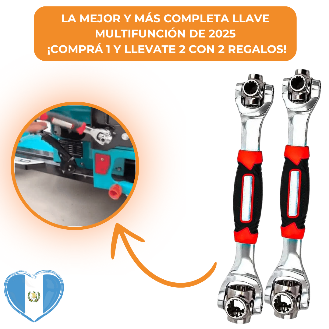 Llave universal multifunción 48 en 1 + Regalo sorpresa - COMPRE 1 Y RECIBA 2 SÓLO HOY HASTA LAS 23:59