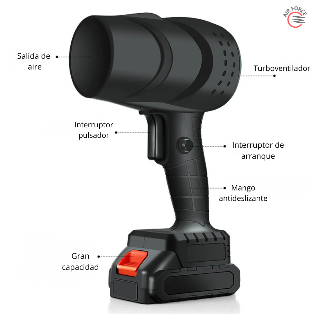 Soplador TurboForce™ Inalámbrico – Acabá con la suciedad en segundos