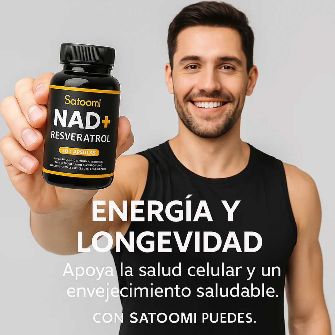 NAD+ Resveratrol 60 Cápsulas - Soporte para Energía y Claridad Mental