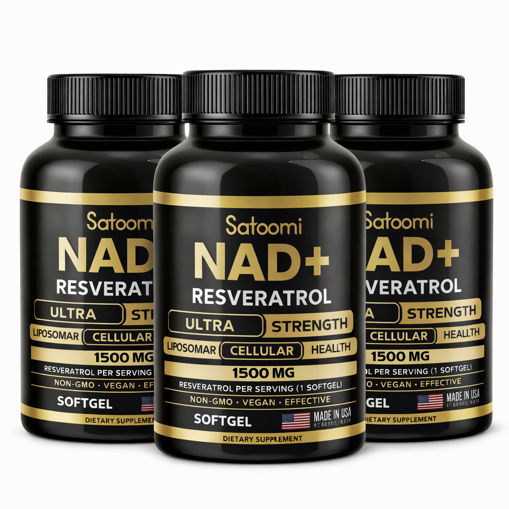 NAD+ Resveratrol 60 Cápsulas - Soporte para Energía y Claridad Mental