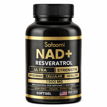NAD+ Resveratrol 60 Cápsulas - Soporte para Energía y Claridad Mental